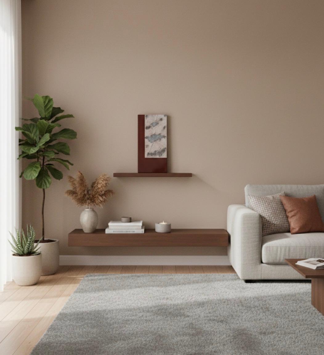 漆アートパネル　/ red soil   壁掛け　リビング　カフェ　和食店　オフィス　エントランス | 2枚目