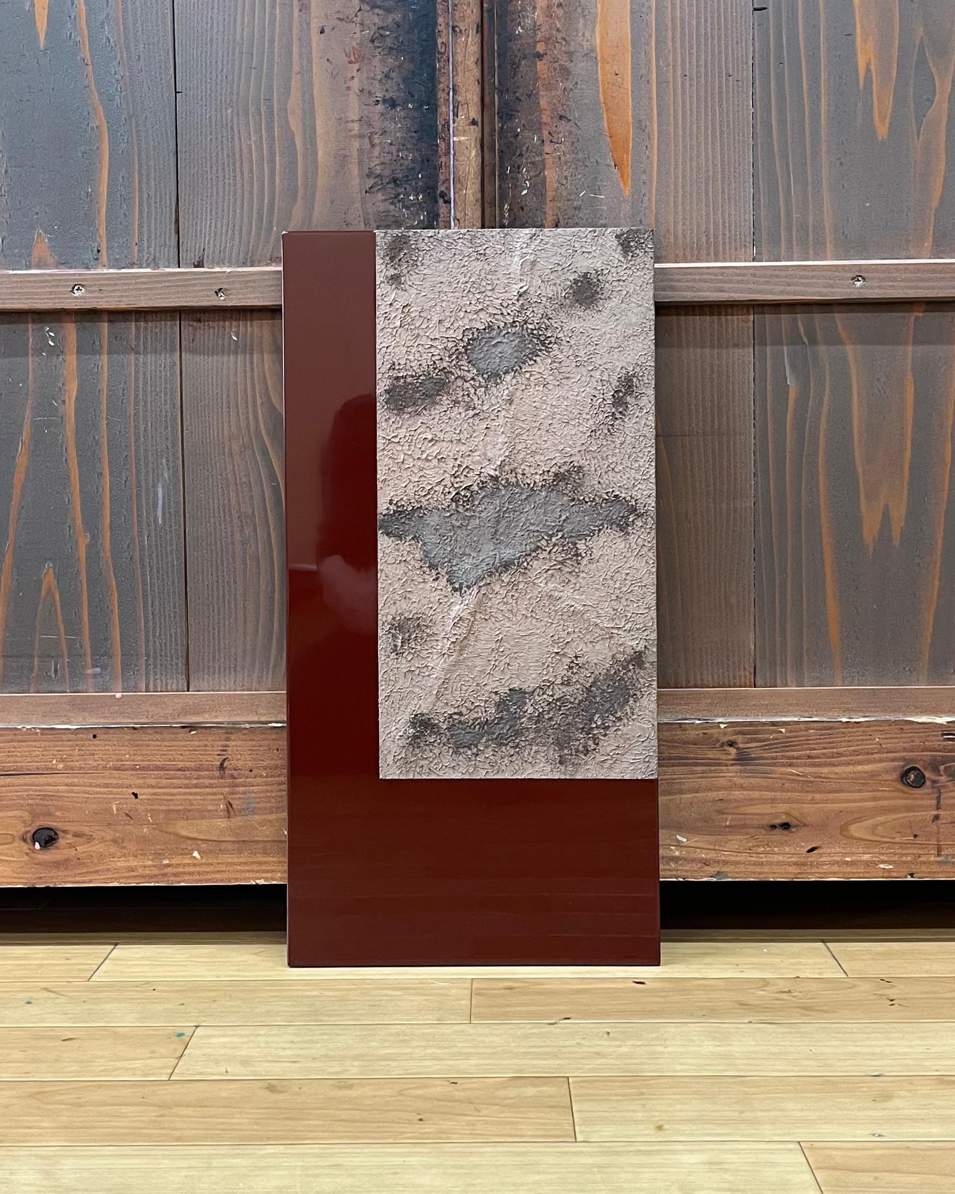 漆アートパネル　/ red soil   壁掛け　リビング　カフェ　和食店　オフィス　エントランス | 6枚目