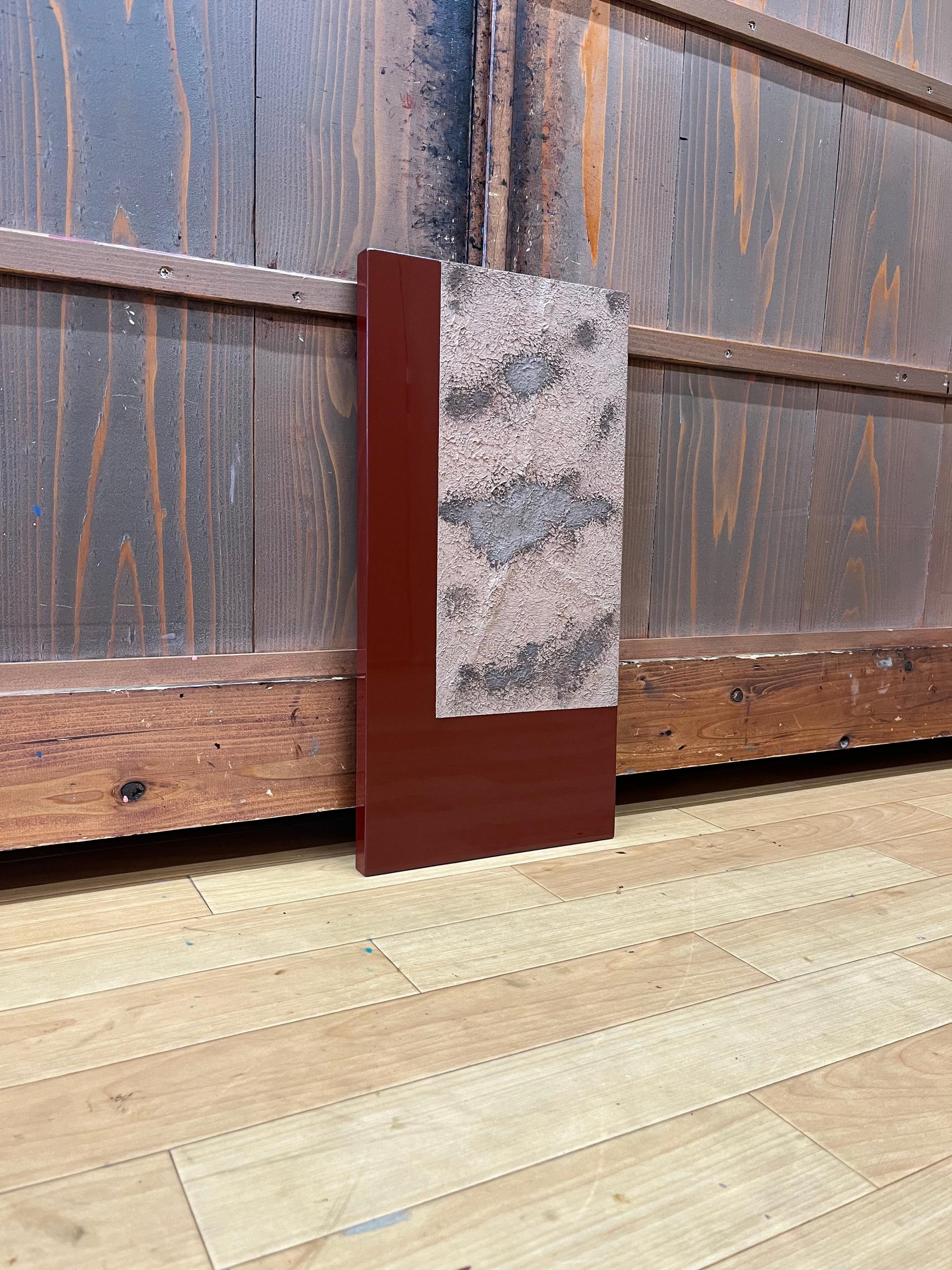 漆アートパネル　/ red soil   壁掛け　リビング　カフェ　和食店　オフィス　エントランス | 7枚目