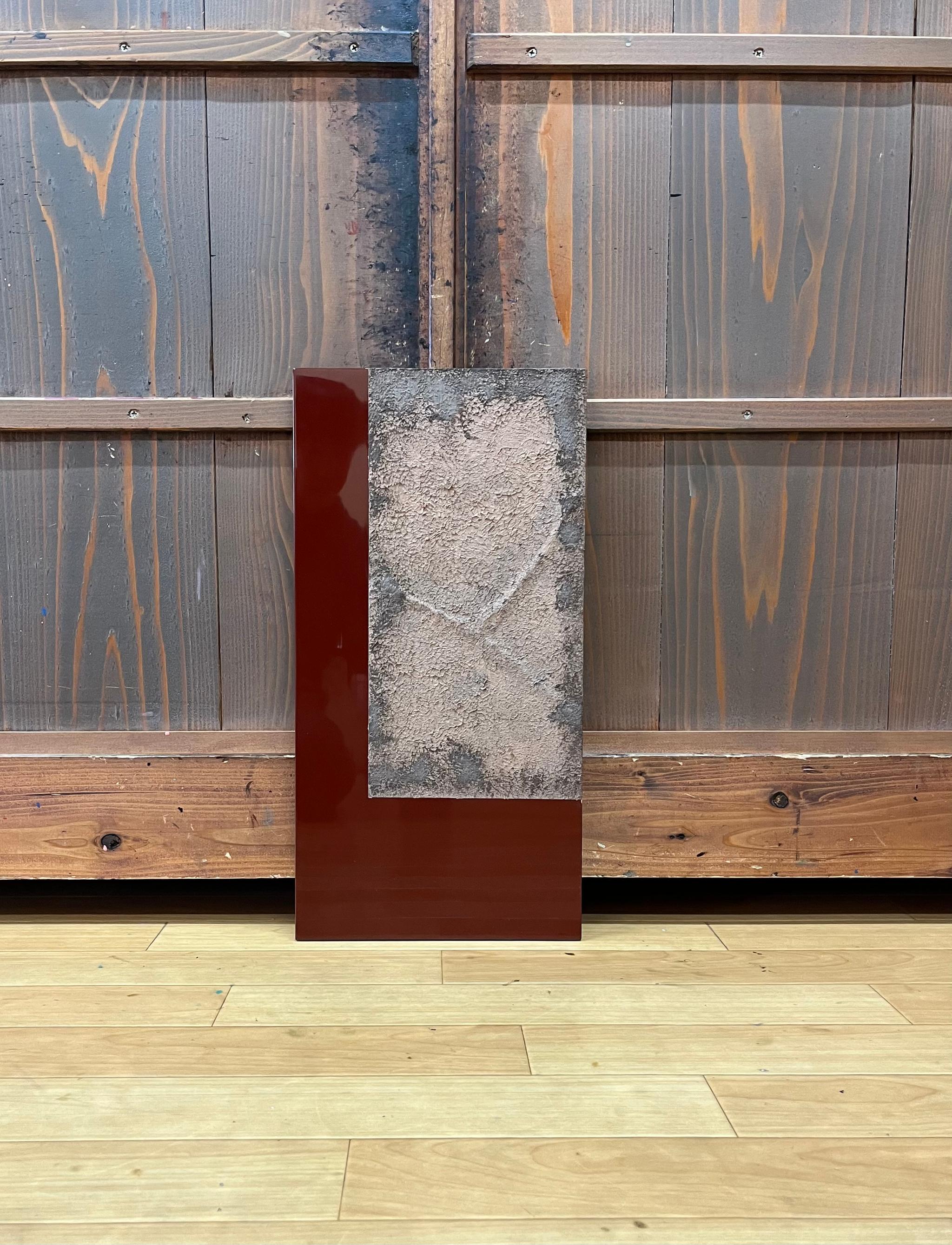 漆アートパネル　/ red soil   壁掛け　リビング　カフェ　和食店　オフィス　エントランス | 6枚目