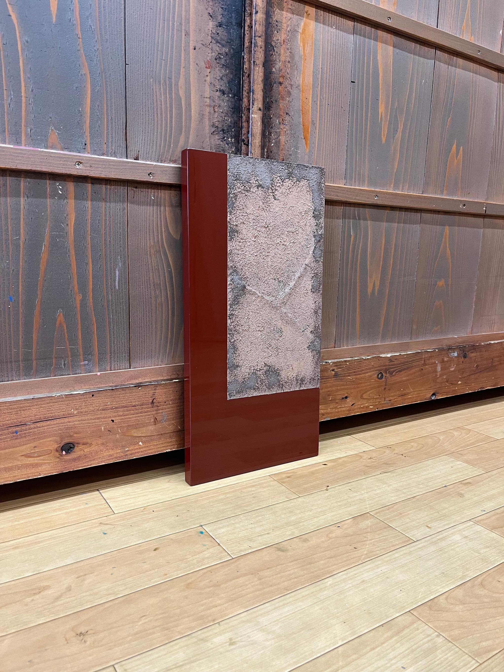 漆アートパネル　/ red soil   壁掛け　リビング　カフェ　和食店　オフィス　エントランス | 7枚目