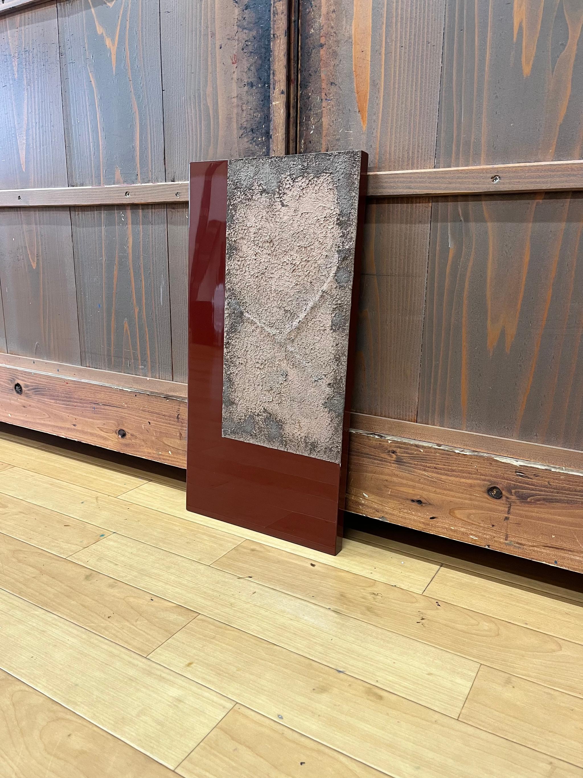 漆アートパネル　/ red soil   壁掛け　リビング　カフェ　和食店　オフィス　エントランス | 8枚目