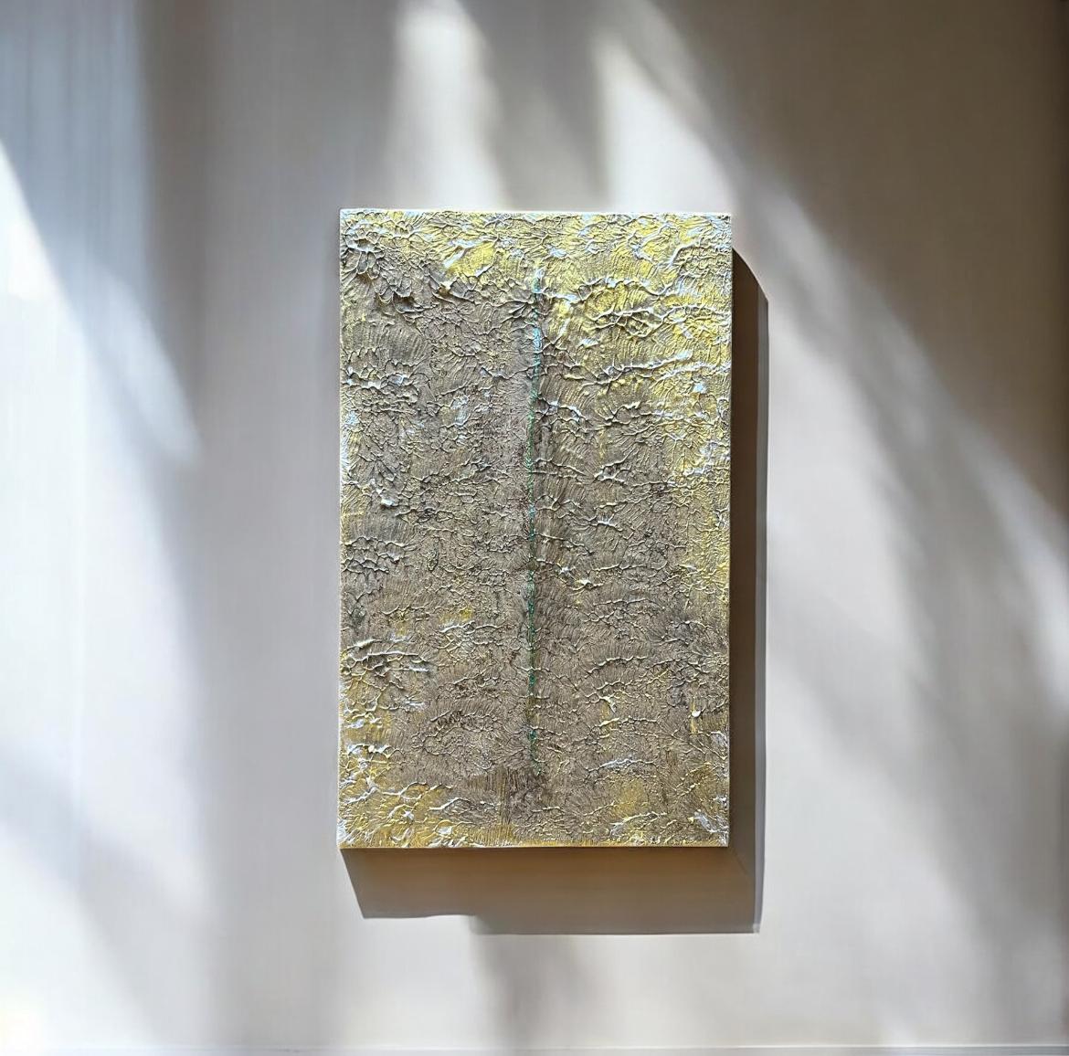 漆と樹脂のアートパネル/ vein 鉱脈　小さな作品　インテリア　リビング　エントランス　壁掛け | 3枚目