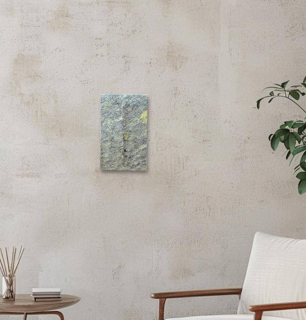 漆と樹脂のアートパネル/ vein 鉱脈　小さな作品　インテリア　リビング　エントランス　壁掛け | 4枚目