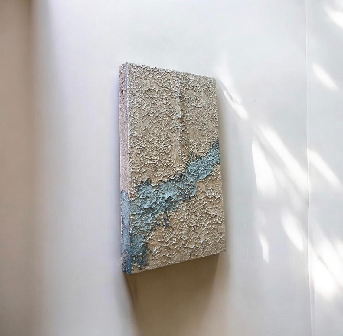 漆と樹脂のアートパネル/ vein 鉱脈　小さな作品　インテリア　リビング　エントランス　壁掛け | 4枚目