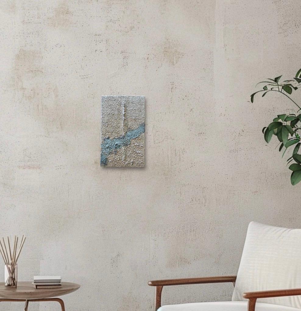 漆と樹脂のアートパネル/ vein 鉱脈　小さな作品　インテリア　リビング　エントランス　壁掛け | 5枚目