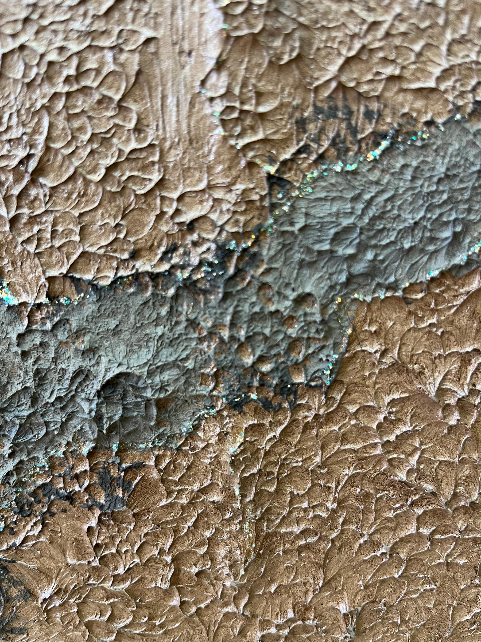 漆と樹脂のアートパネル/ vein 鉱脈　小さな作品　インテリア　リビング　エントランス　壁掛け | 6枚目