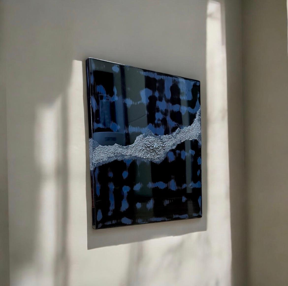 漆アートパネル/ 鏡面とテクスチャー/インテリア　エントランス　リビング | 6枚目