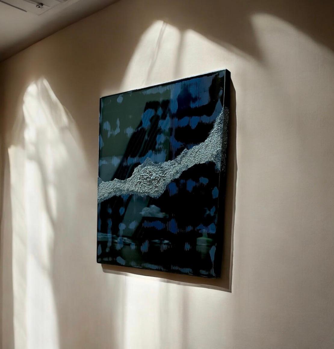 漆アートパネル/ 鏡面とテクスチャー/インテリア　エントランス　リビング | 7枚目