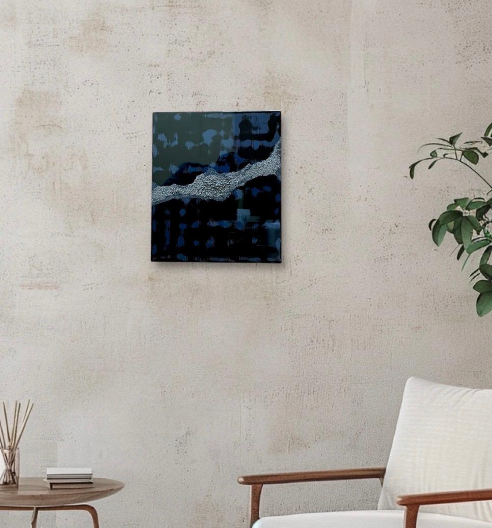 漆アートパネル/ 鏡面とテクスチャー/インテリア　エントランス　リビング | 8枚目