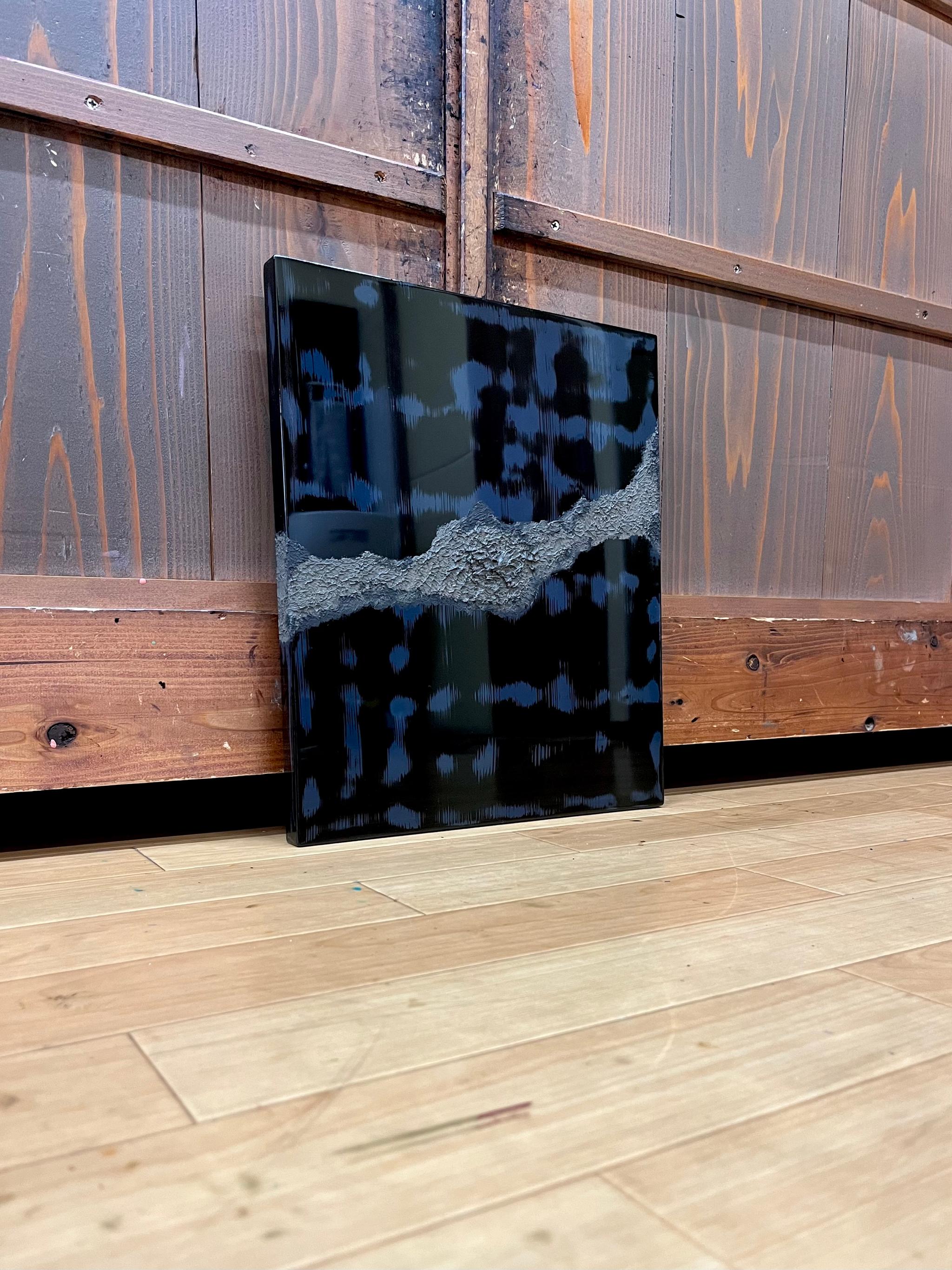 漆アートパネル/ 鏡面とテクスチャー/インテリア　エントランス　リビング | 9枚目