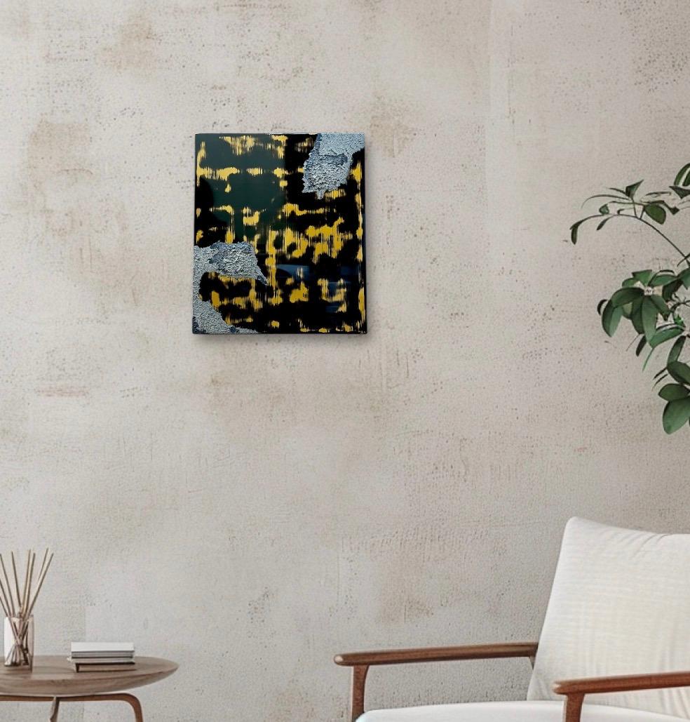 漆アートパネル/ 鏡面とテクスチャー/インテリア　エントランス　リビング | 8枚目