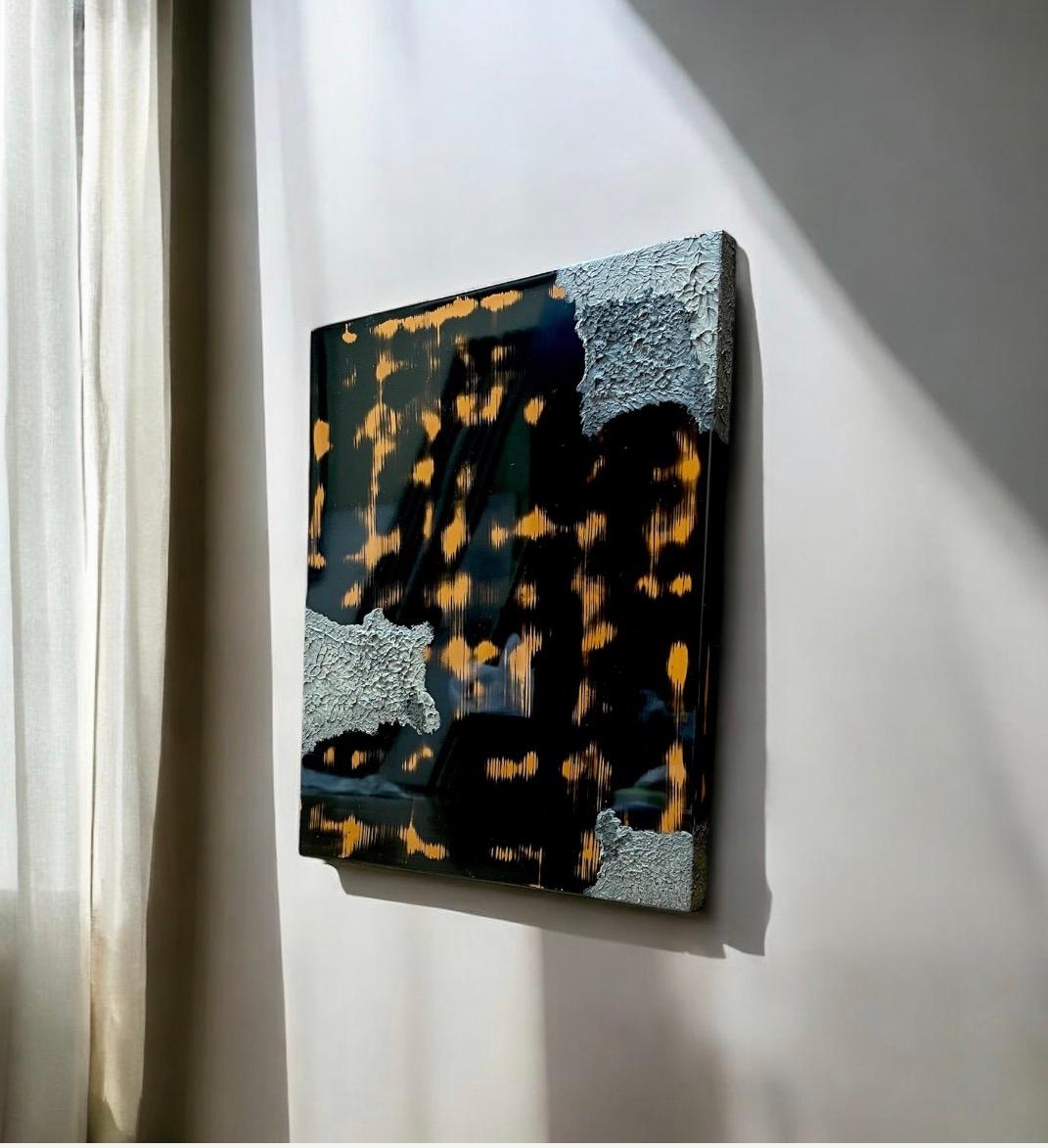 漆アートパネル/ 鏡面とテクスチャー/インテリア　エントランス　リビング | 6枚目