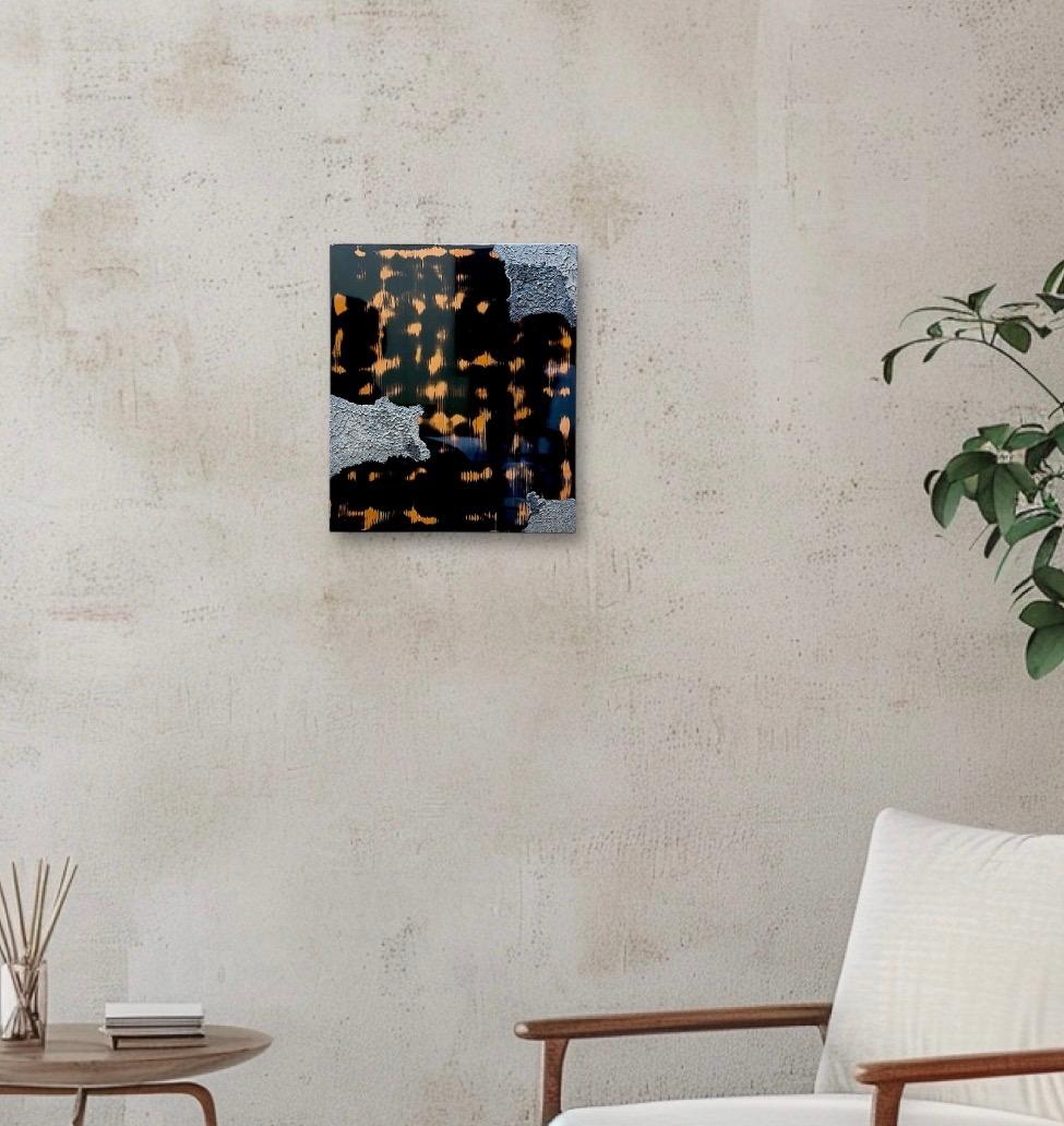 漆アートパネル/ 鏡面とテクスチャー/インテリア　エントランス　リビング | 9枚目