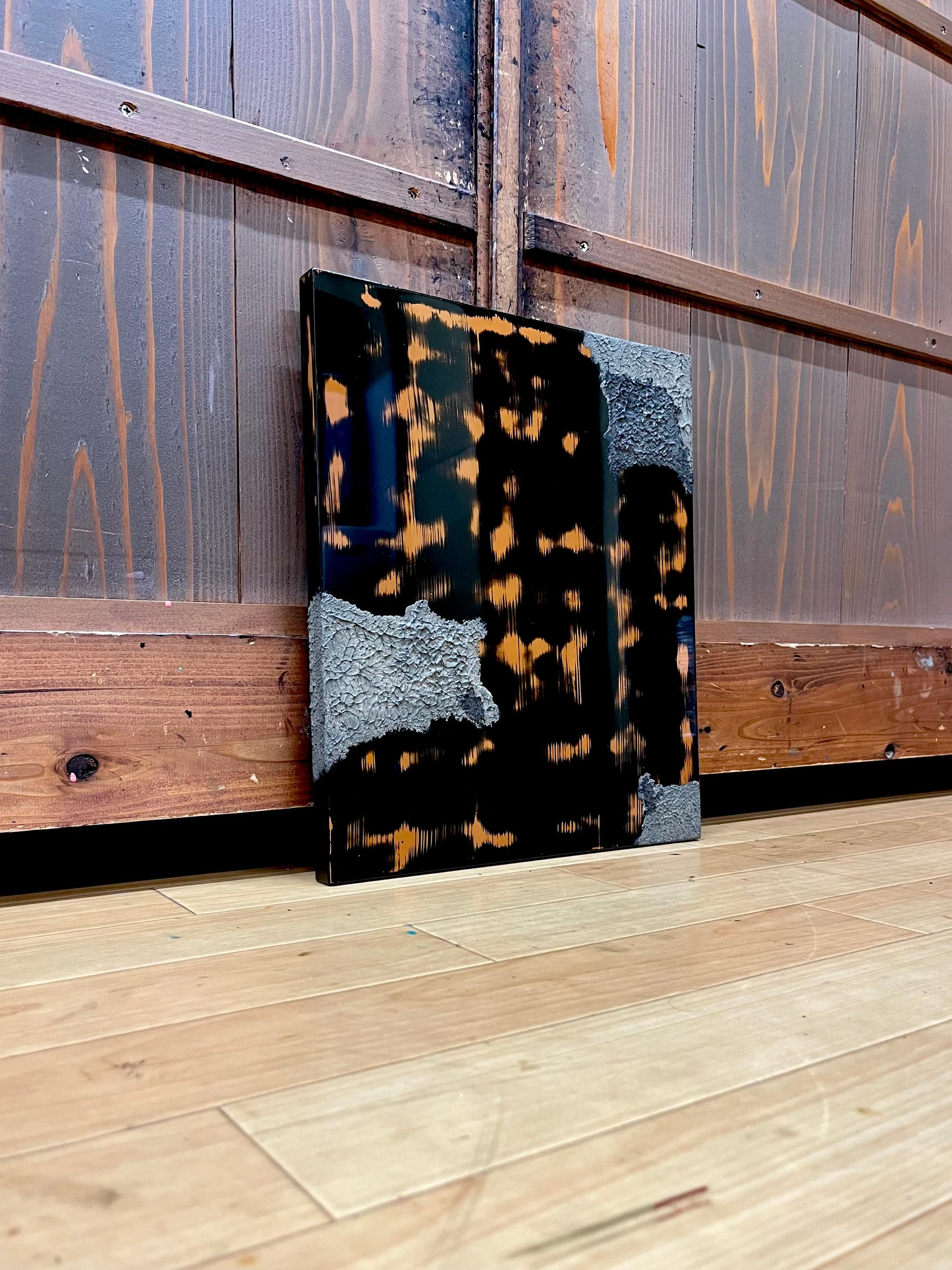 漆アートパネル/ 鏡面とテクスチャー/インテリア　エントランス　リビング | 11枚目