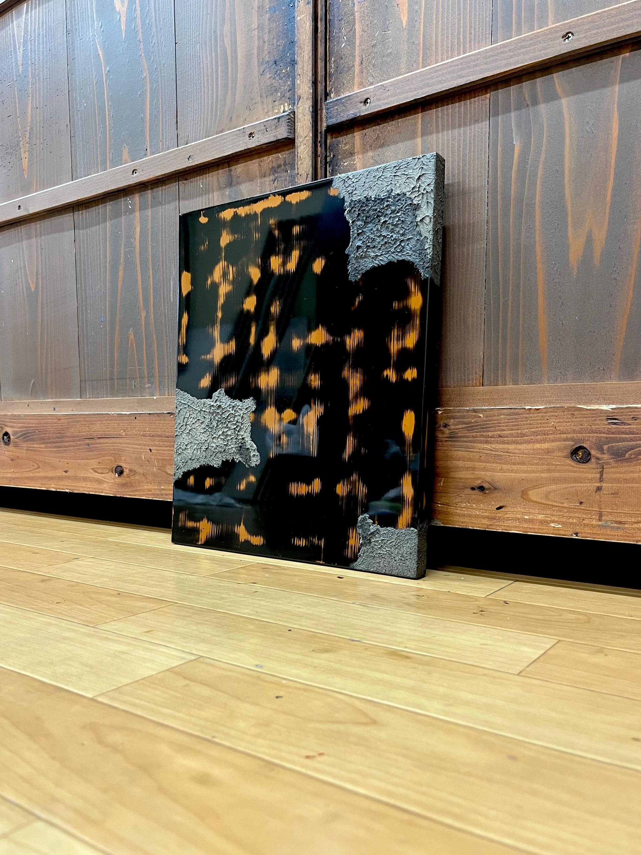 漆アートパネル/ 鏡面とテクスチャー/インテリア　エントランス　リビング | 7枚目