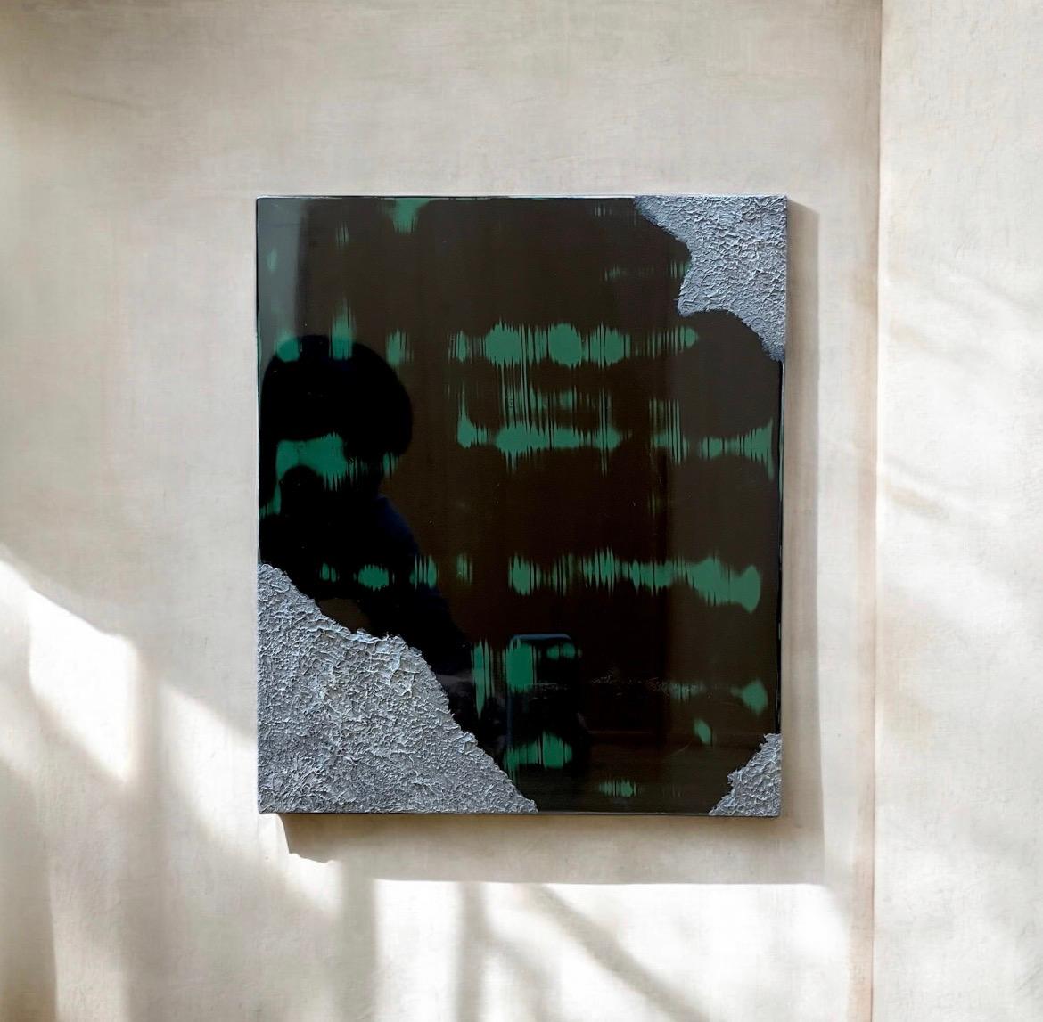 漆アートパネル/ 鏡面とテクスチャー/インテリア　エントランス　リビング | 2枚目