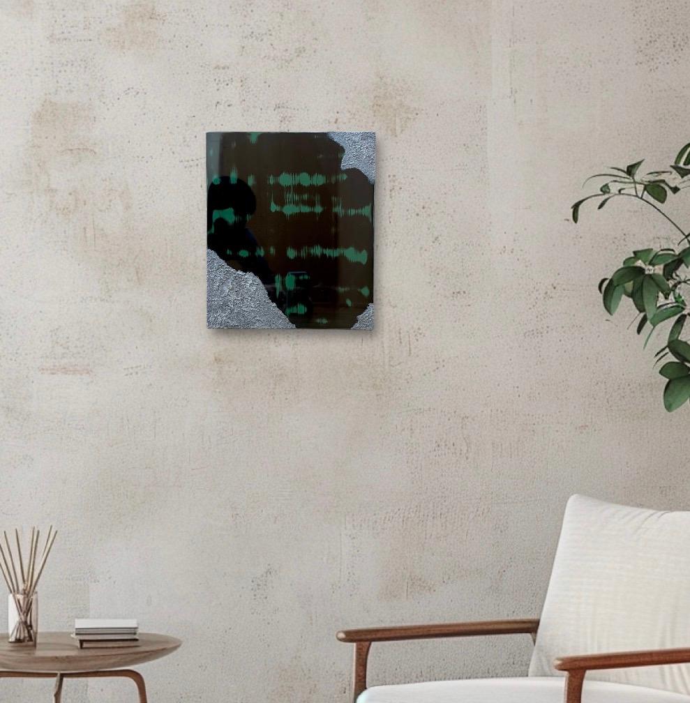 漆アートパネル/ 鏡面とテクスチャー/インテリア　エントランス　リビング | 9枚目