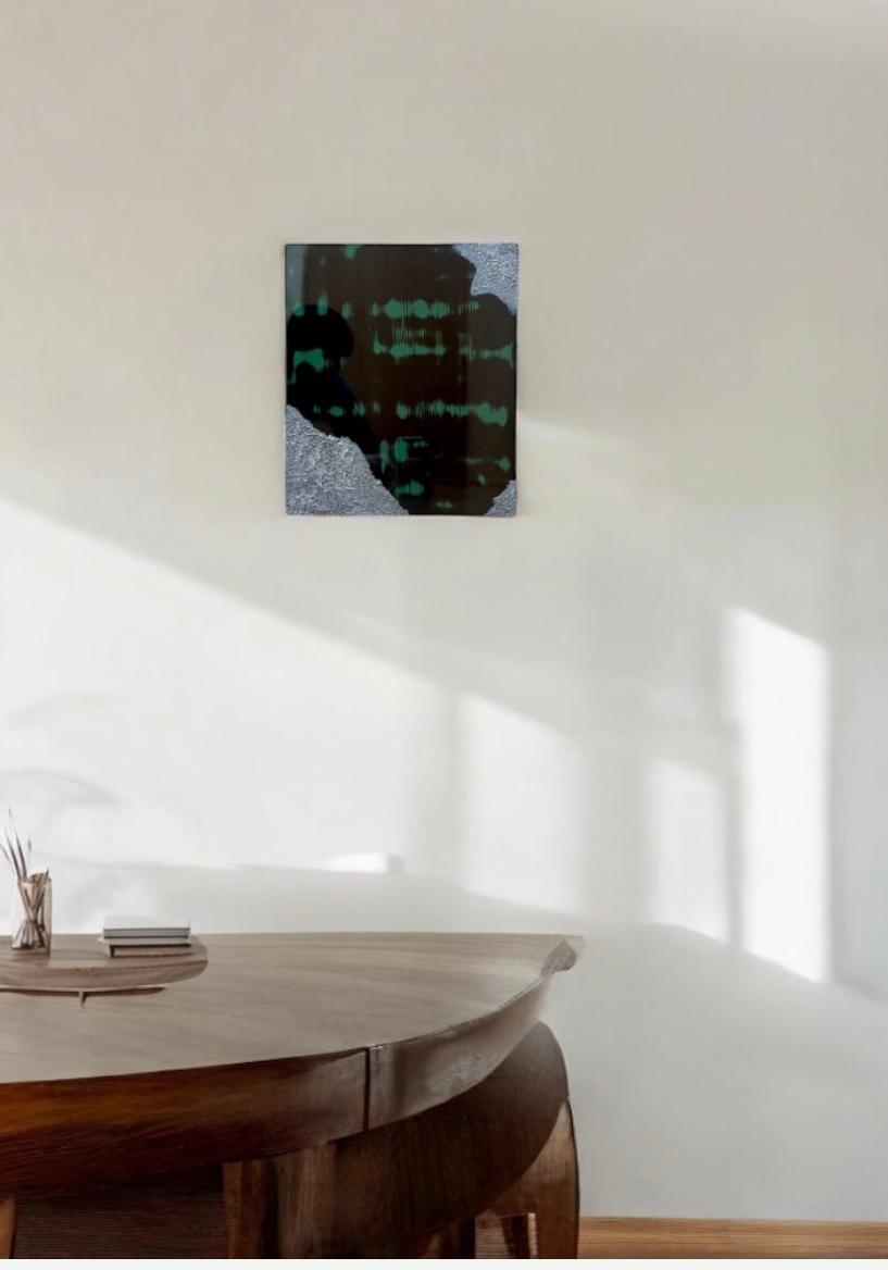 漆アートパネル/ 鏡面とテクスチャー/インテリア　エントランス　リビング | 7枚目