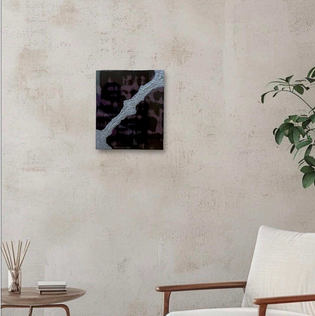 漆アートパネル/ 鏡面とテクスチャー/インテリア　エントランス　リビング | 7枚目