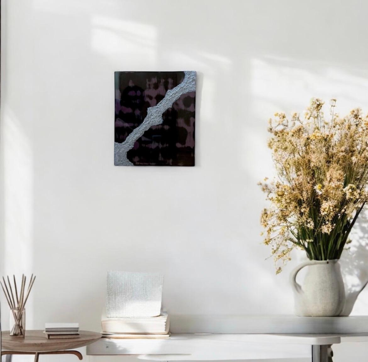 漆アートパネル/ 鏡面とテクスチャー/インテリア　エントランス　リビング | 9枚目