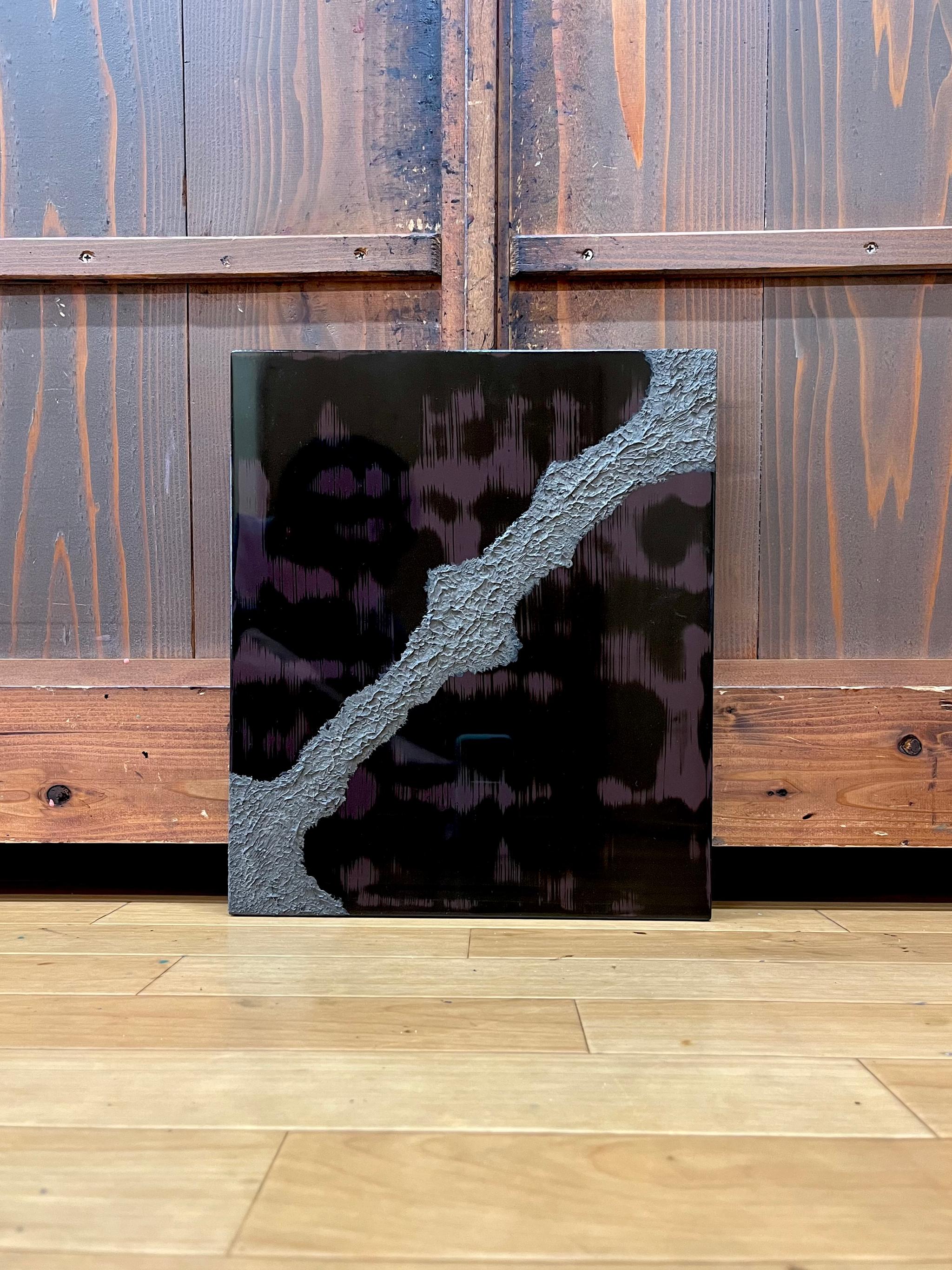 漆アートパネル/ 鏡面とテクスチャー/インテリア　エントランス　リビング | 14枚目