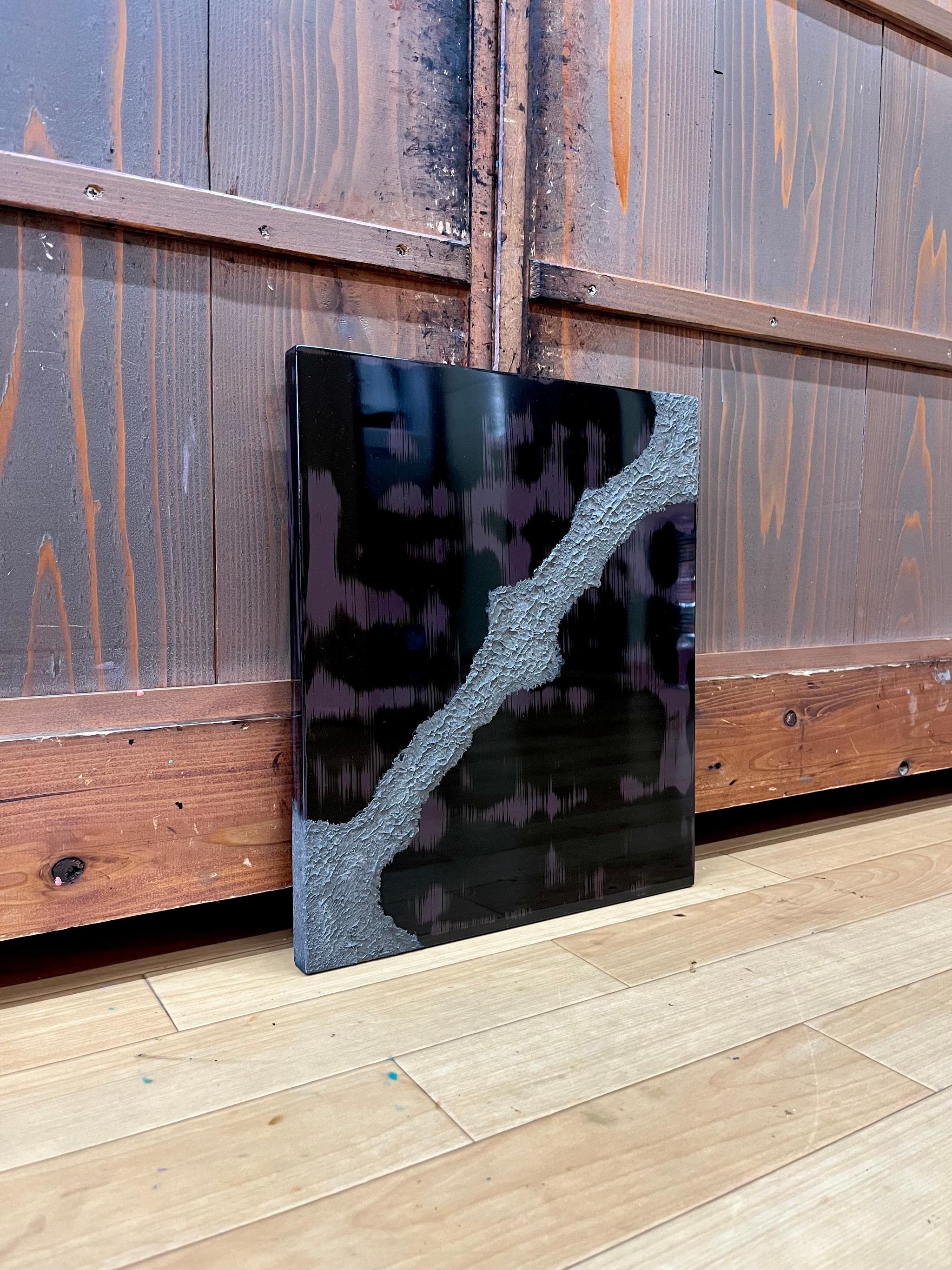 漆アートパネル/ 鏡面とテクスチャー/インテリア　エントランス　リビング | 16枚目