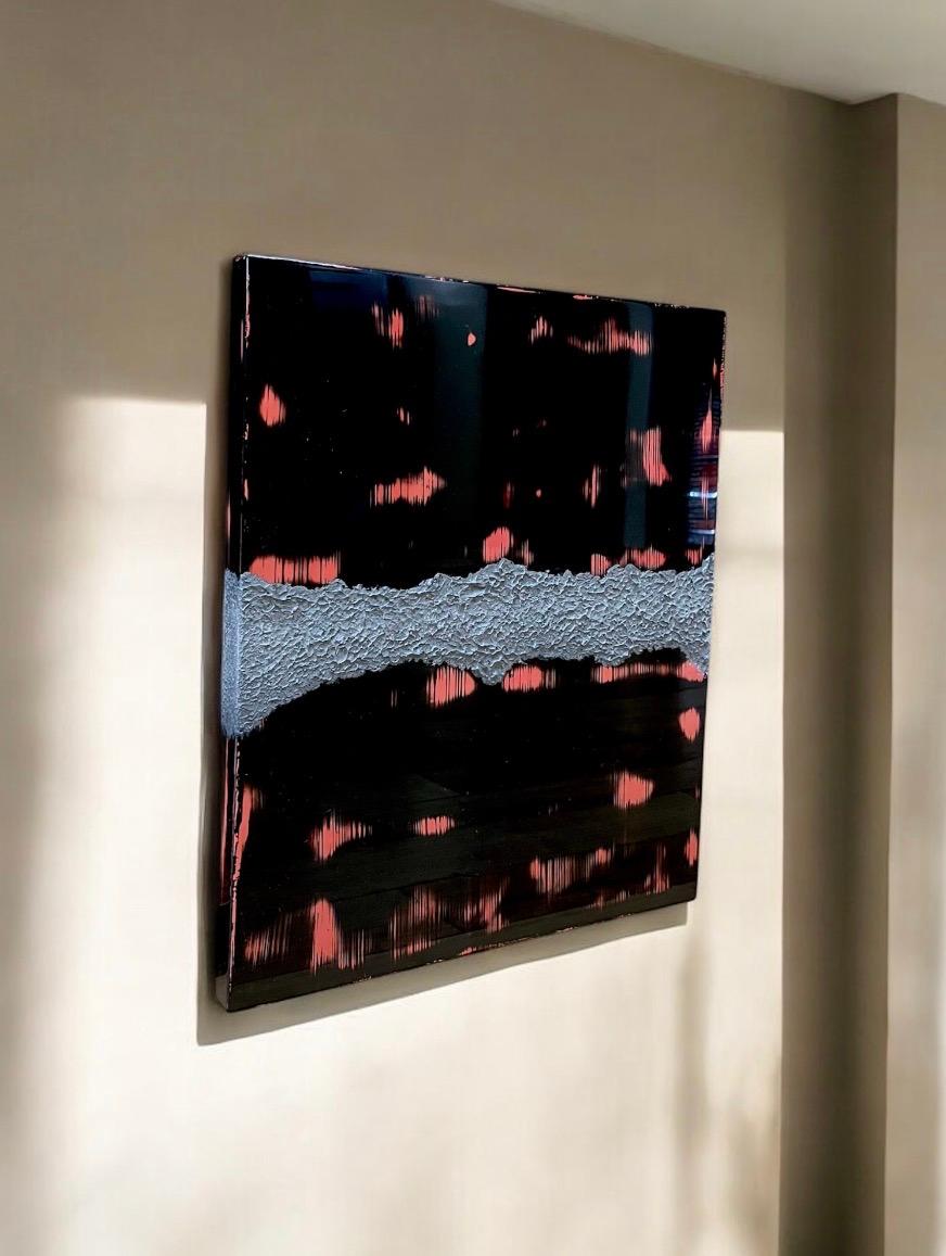 漆アートパネル/ 鏡面とテクスチャー/インテリア　エントランス　リビング | 12枚目