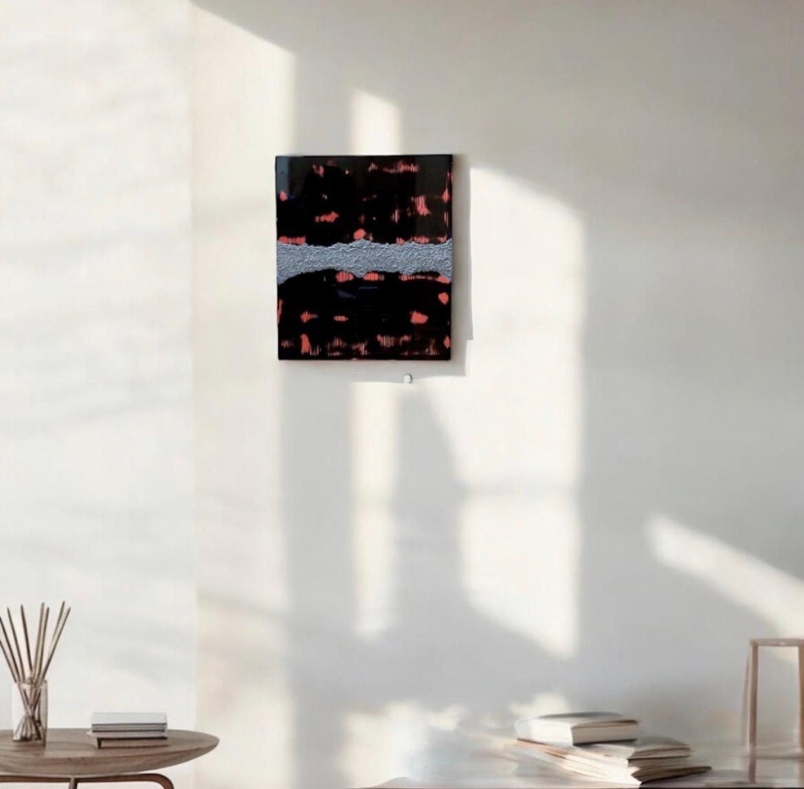 漆アートパネル/ 鏡面とテクスチャー/インテリア　エントランス　リビング | 7枚目