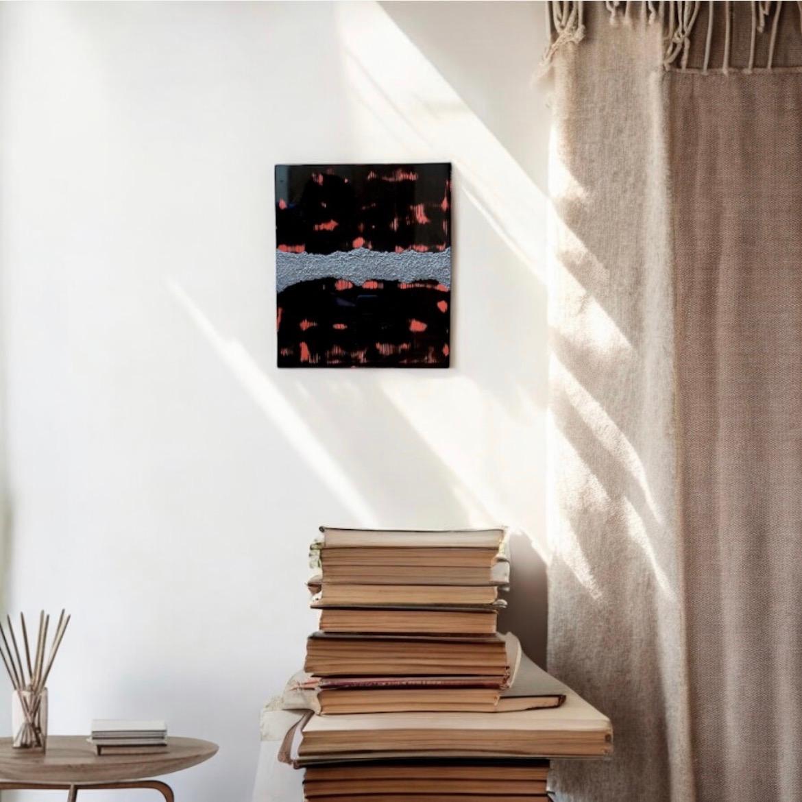 漆アートパネル/ 鏡面とテクスチャー/インテリア　エントランス　リビング | 8枚目