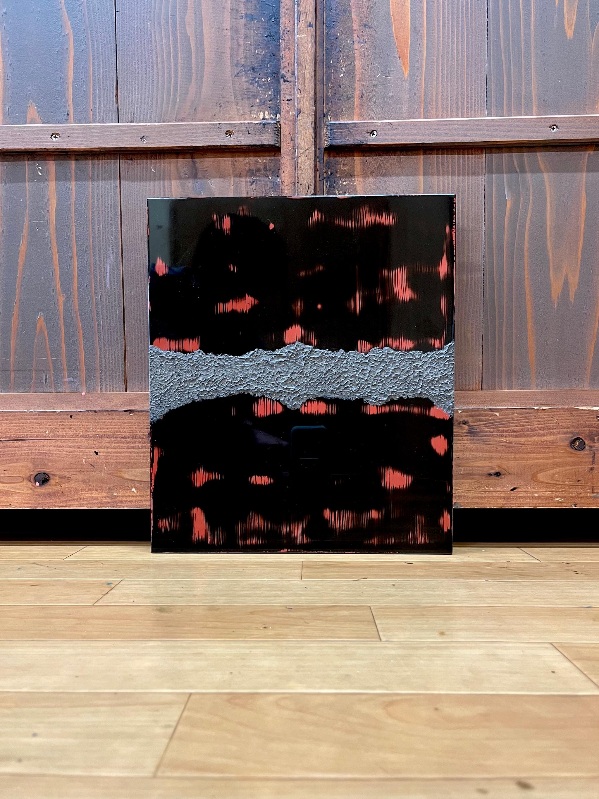 漆アートパネル/ 鏡面とテクスチャー/インテリア　エントランス　リビング | 16枚目