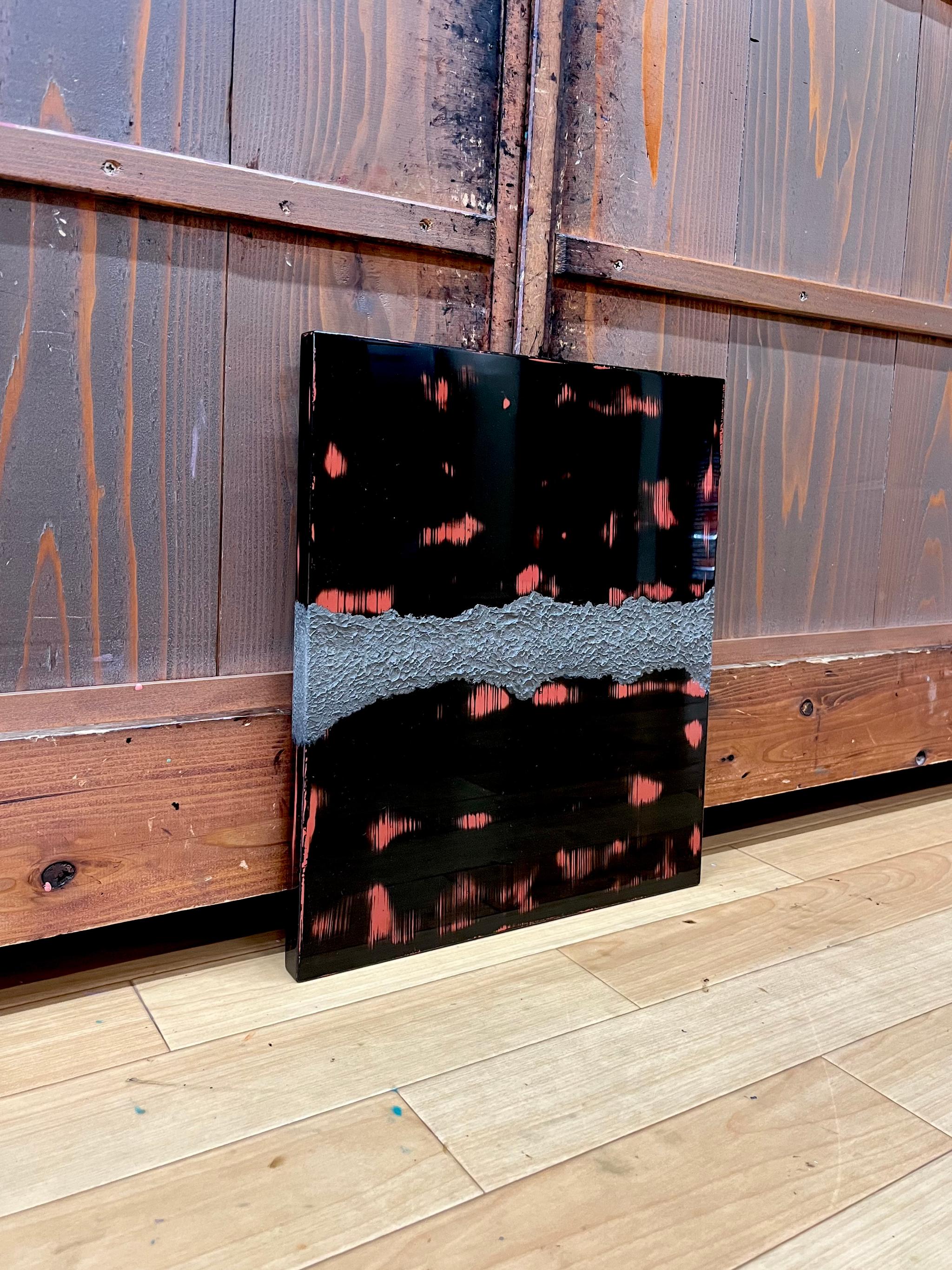 漆アートパネル/ 鏡面とテクスチャー/インテリア　エントランス　リビング | 15枚目