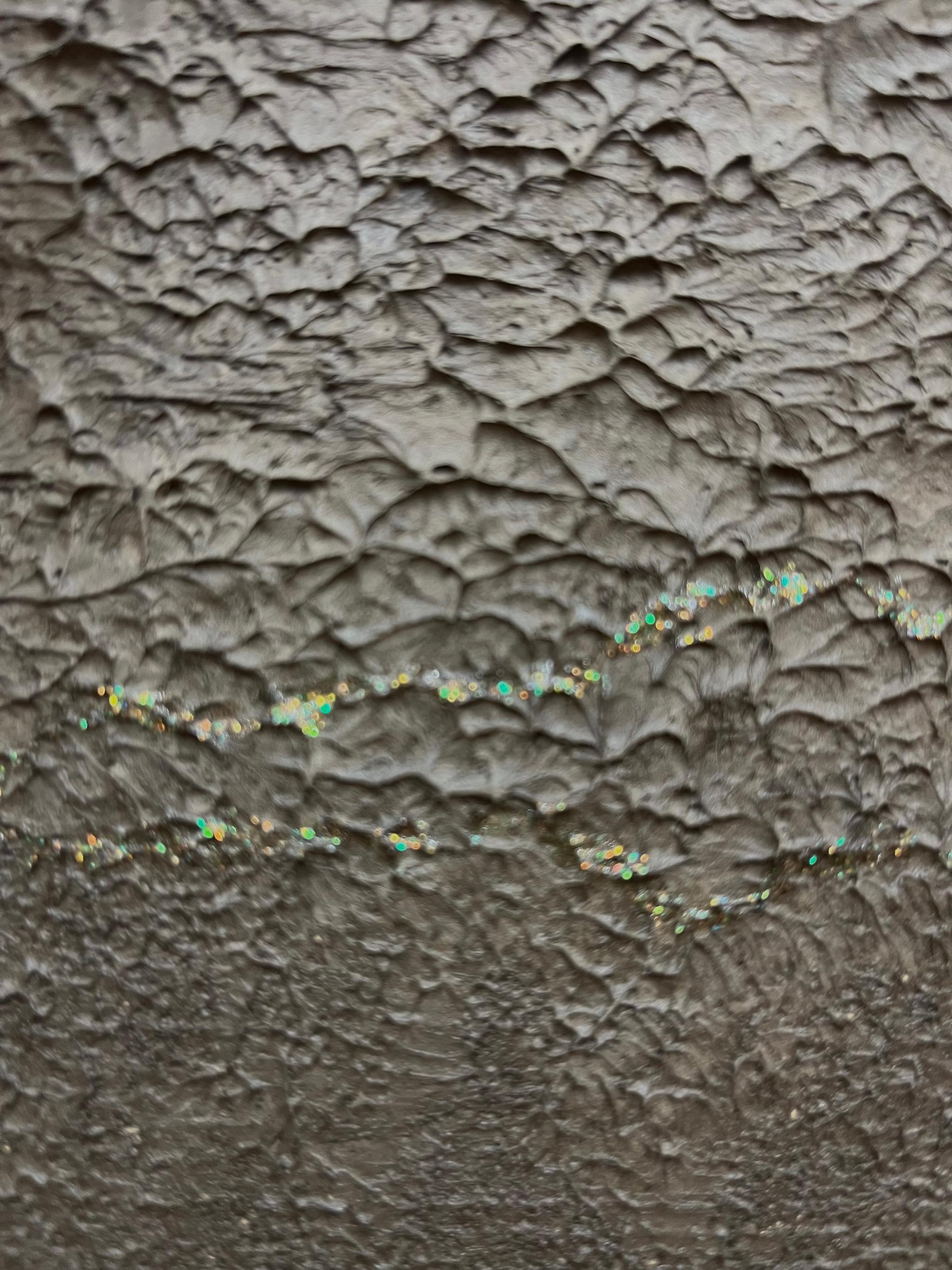 漆と樹脂のアートパネル/ vein 鉱脈　小さな作品　インテリア　リビング　エントランス　壁掛け | 7枚目